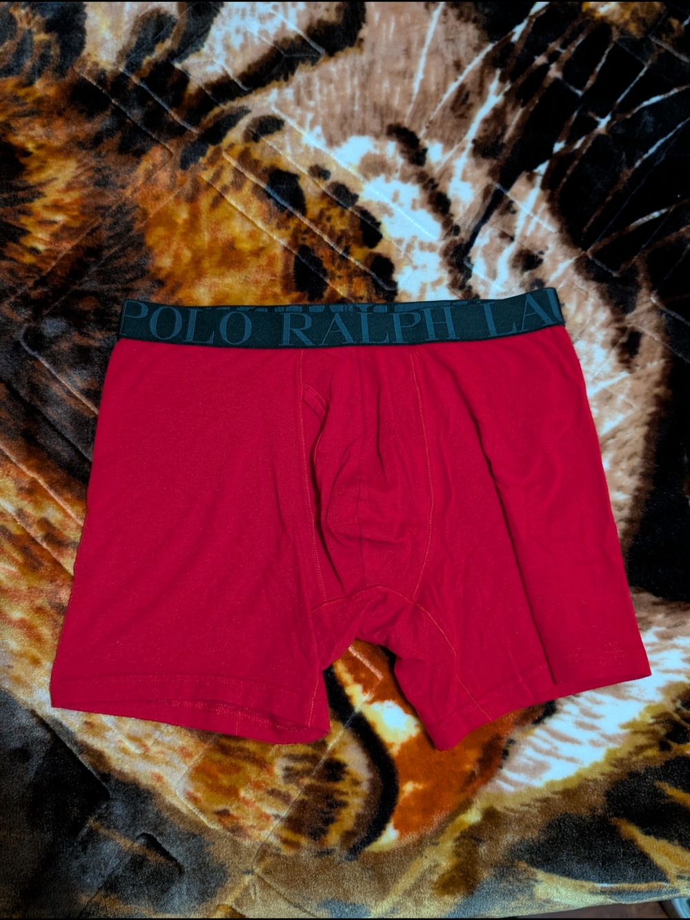 Polo by Ralph Lauren Red Boxer Briefs with Branded Waistband